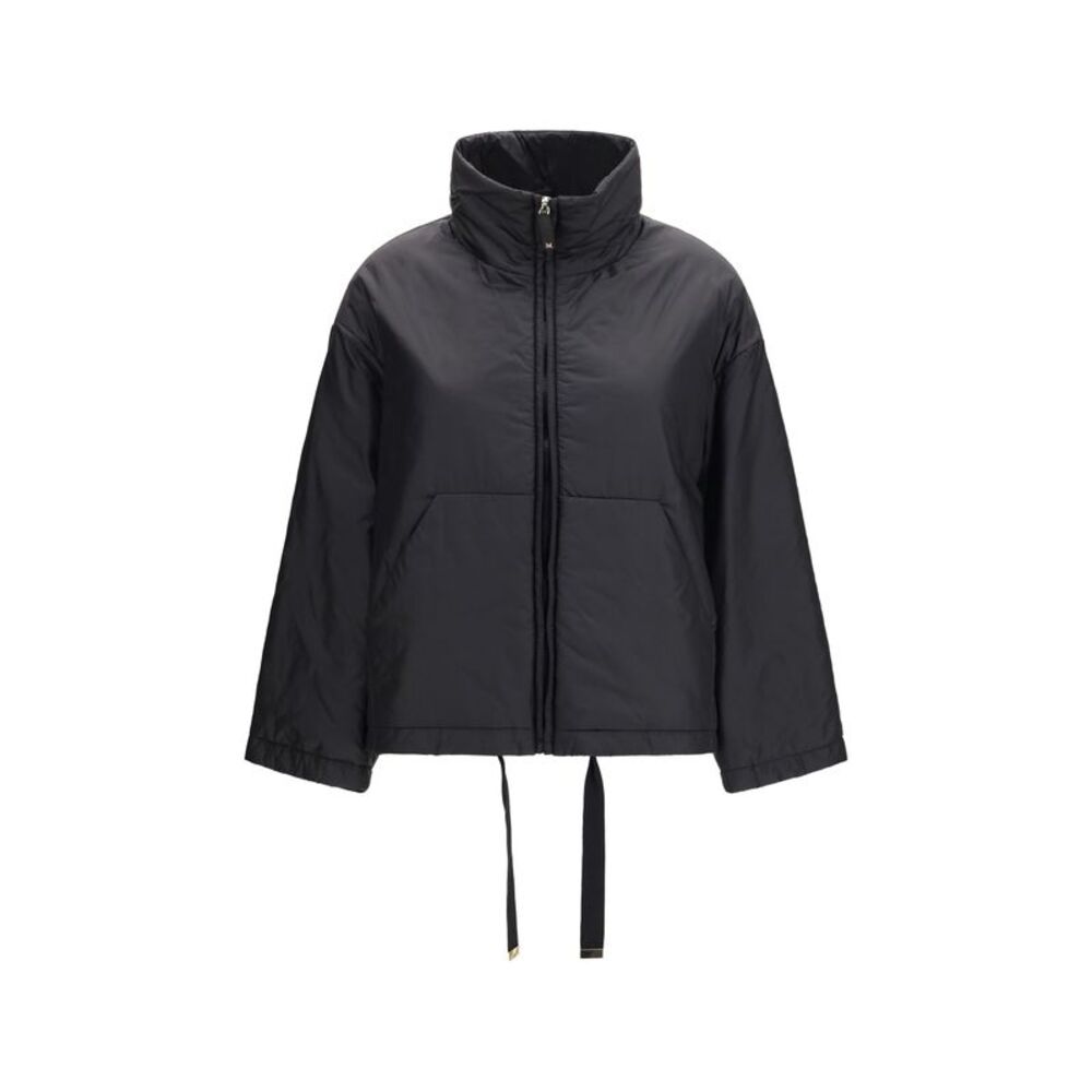 Max Mara The Cube Women Short Padded Jacket In Water Repellent Canvas